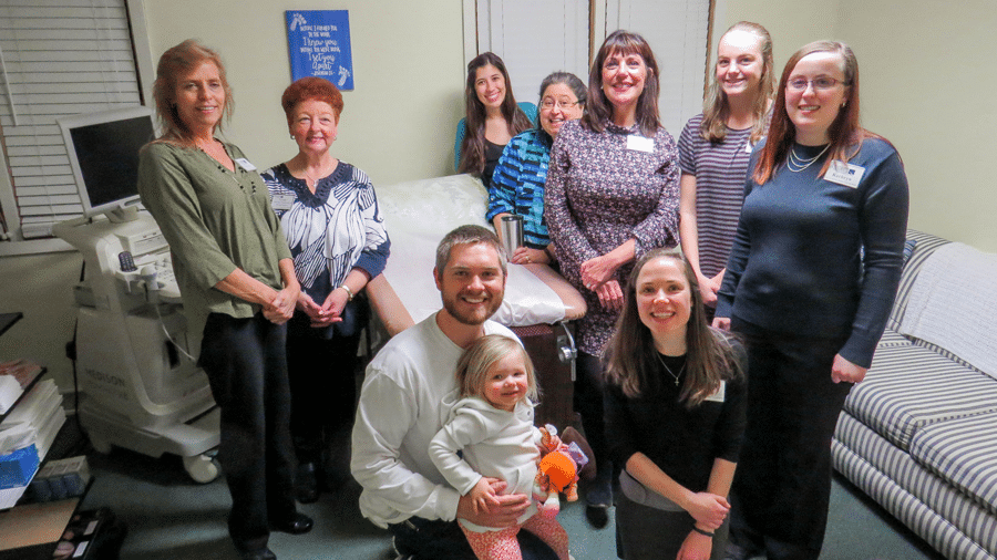 Wyandotte Pregnancy Center Staffers in the Ultra sound room
