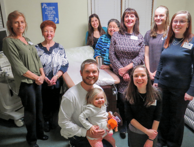 Wyandotte Pregnancy Center Staffers in the Ultra sound room