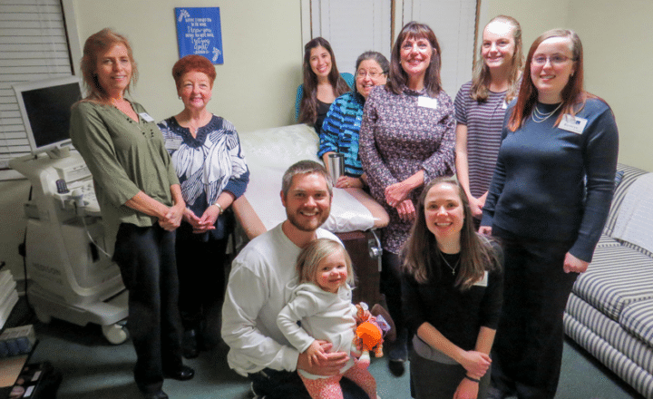 Wyandotte Pregnancy Center Staffers in the Ultra sound room