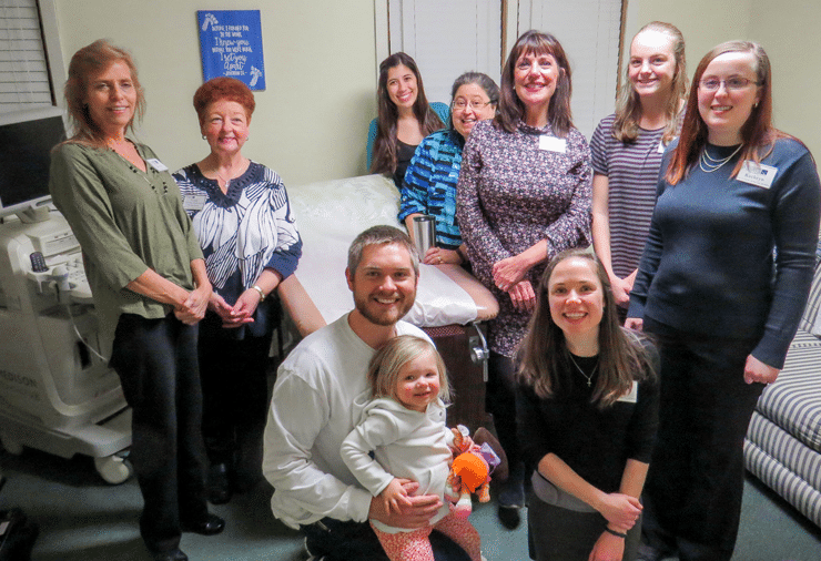 Wyandotte Pregnancy Center Staffers in the Ultra sound room